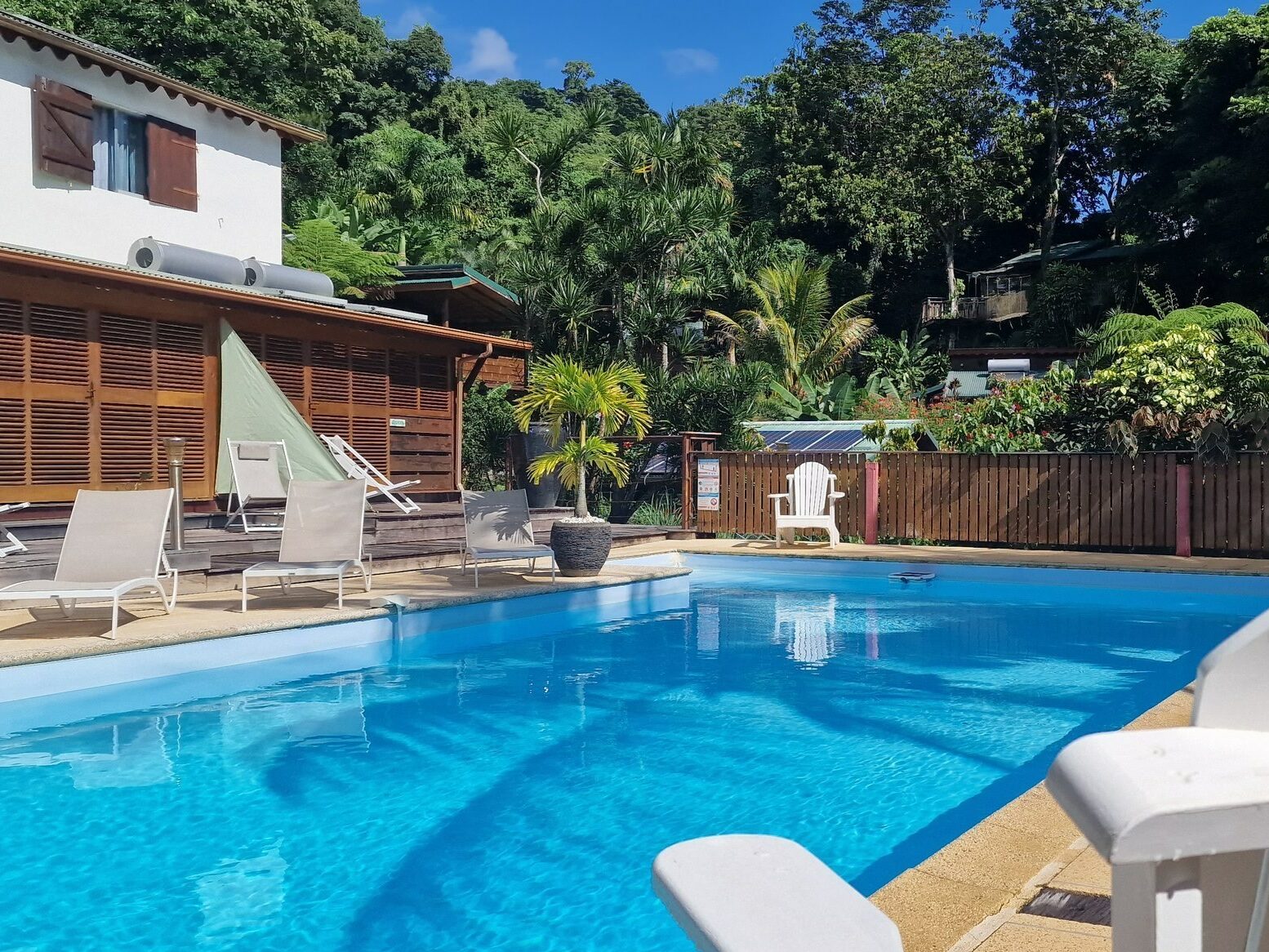 swimmingpool, les Bananes Vertes, Saint-claude, Guadeloupe