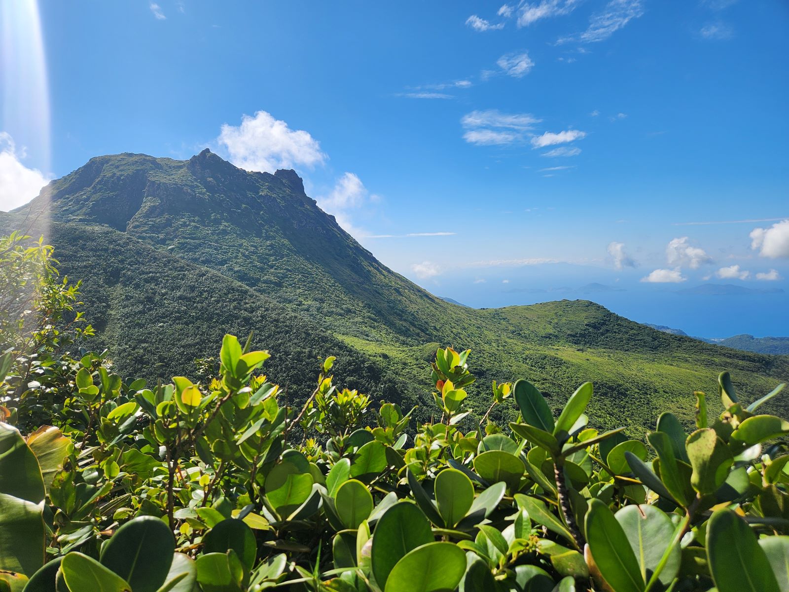 Vue depuis le nez cassé